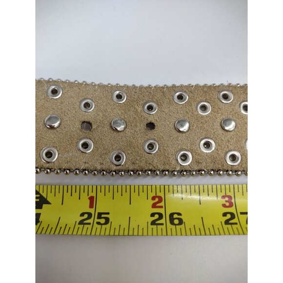 BHW XS LEATHER WESTERN COWGIRL BELT Rhinestones Rodeo Princess Bling Pink Silver - Picture 8 of 9